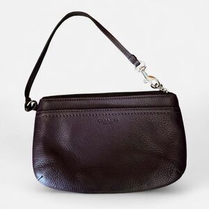 Coach Dark Purple Wristlet
